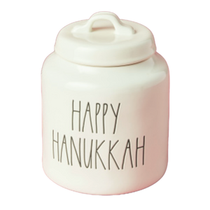 HAPPY HANUKKAH Canister