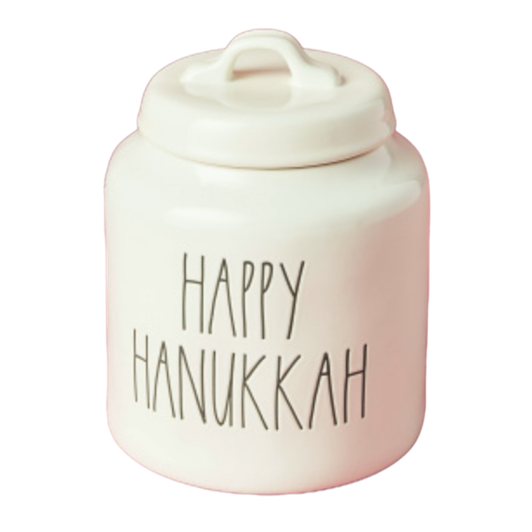 HAPPY HANUKKAH Canister