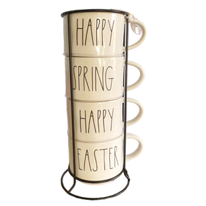 HAPPY SPRING & HAPPY EASTER Mug Stack ⤿