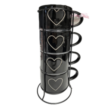 Load image into Gallery viewer, HEARTS &amp; COFFEE Mug Stack ⤿
