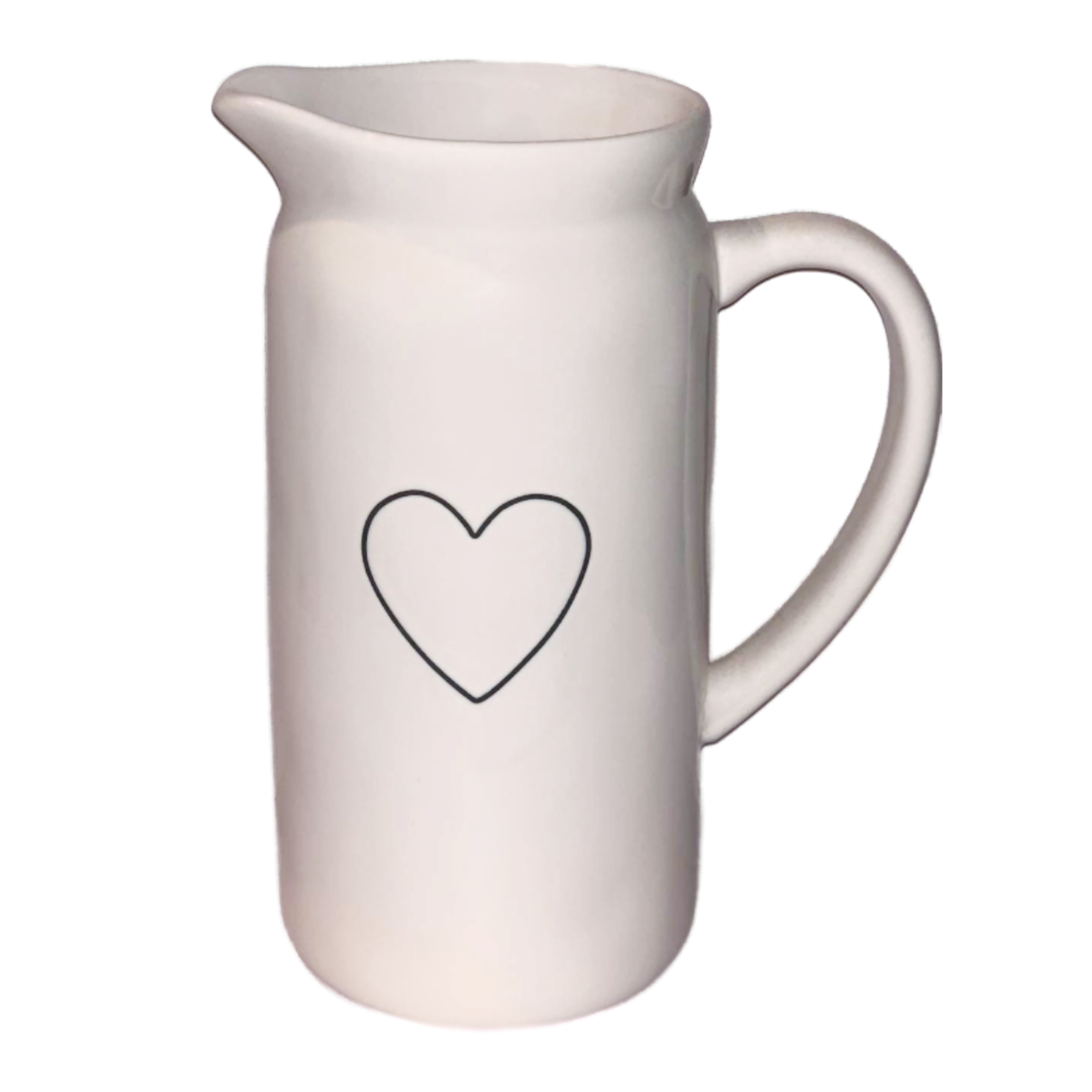 Rae Dunn black high quality heart pitcher