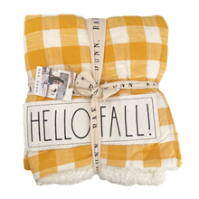 Load image into Gallery viewer, HELLO FALL Sherpa Blanket
