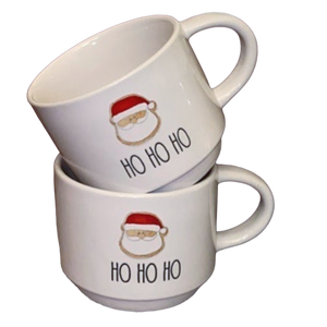 HO HO HO Stacking Mugs