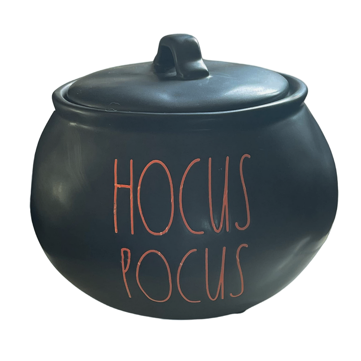 Rae Dunn HOCUS POCUS Cauldron Canister Halloween Dunn Directory
