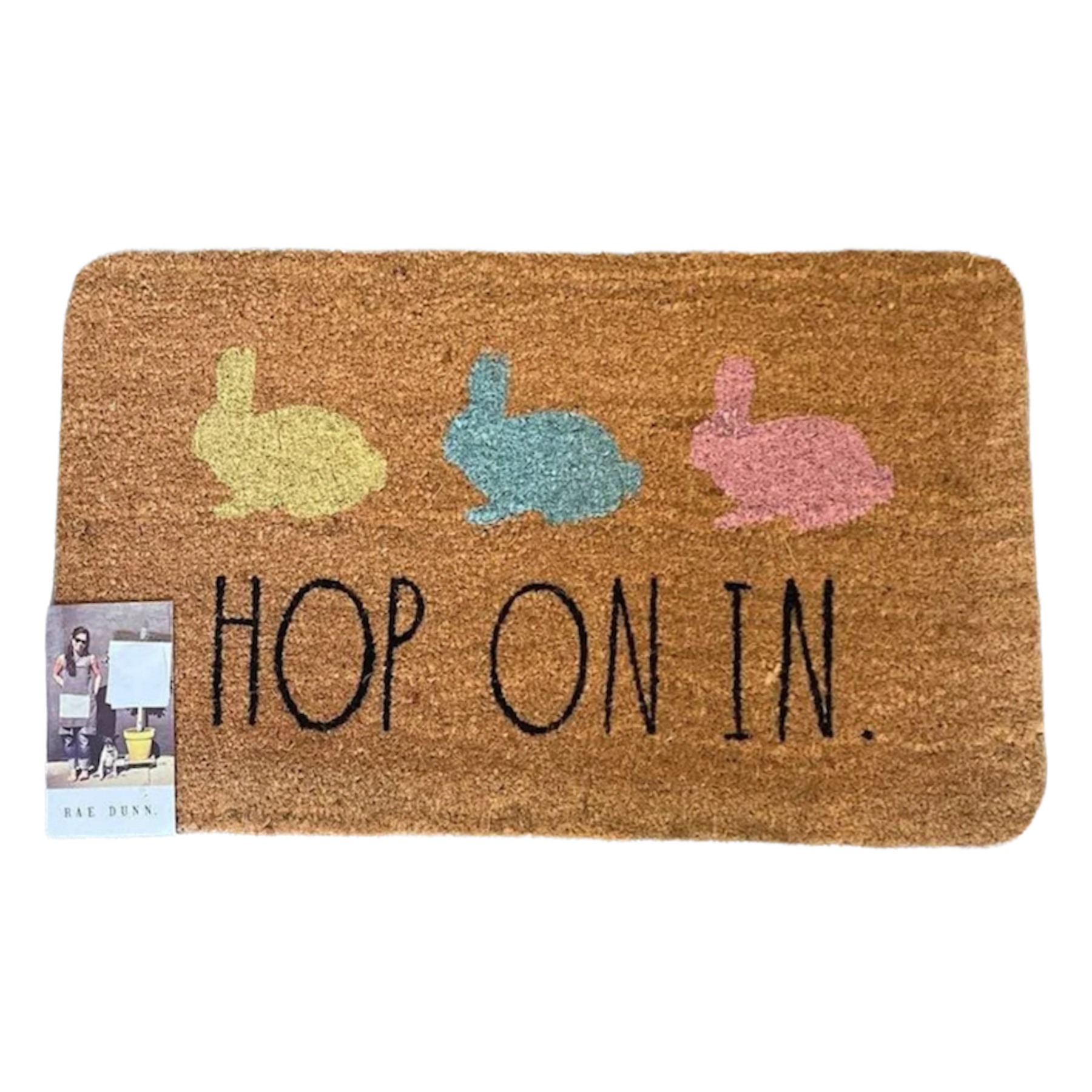 Rae Dunn SANTA PLEASE STOP HERE store Door Mat