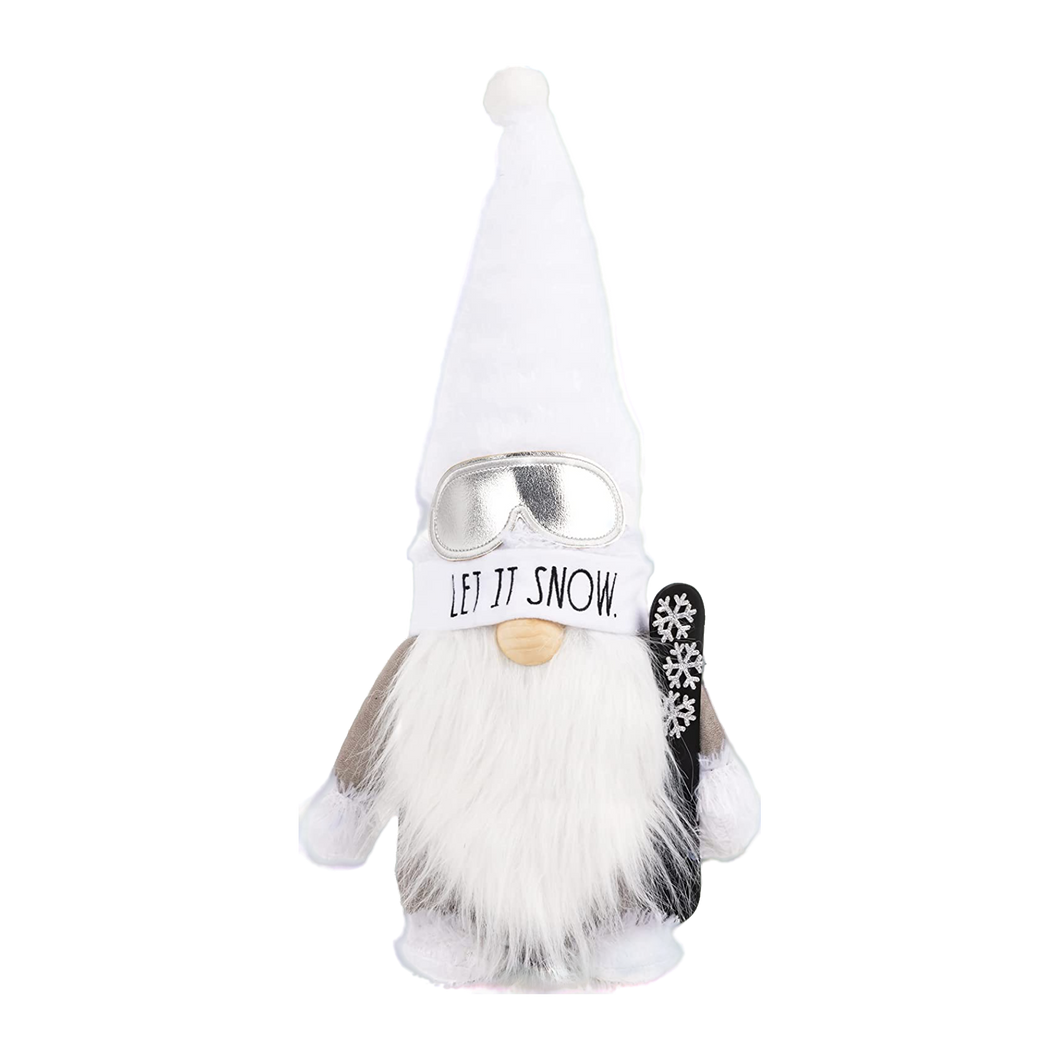 LET IT SNOW Plush Gnome