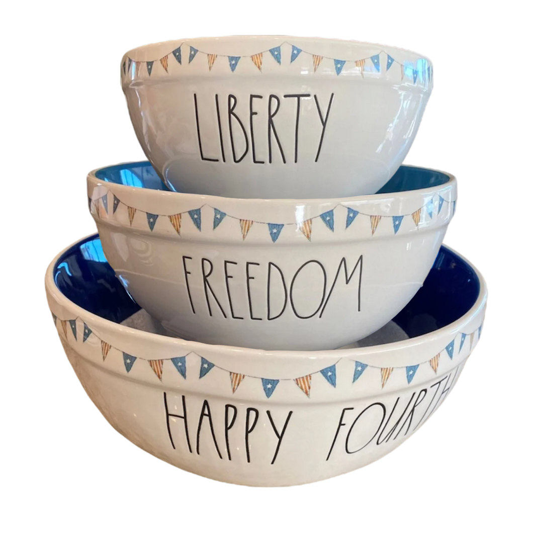 HAPPY FOURTH Mixing Bowl Set