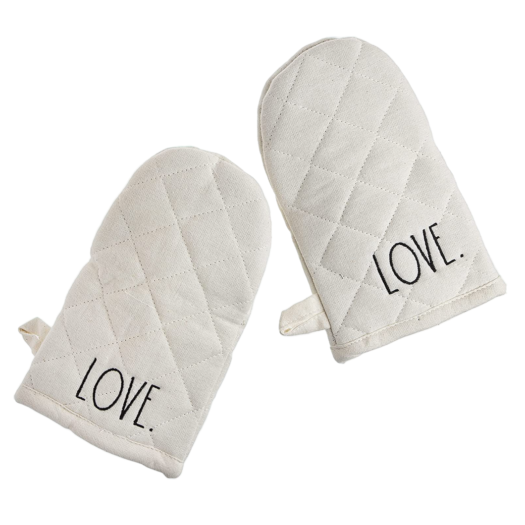 LOVE Oven Mitts