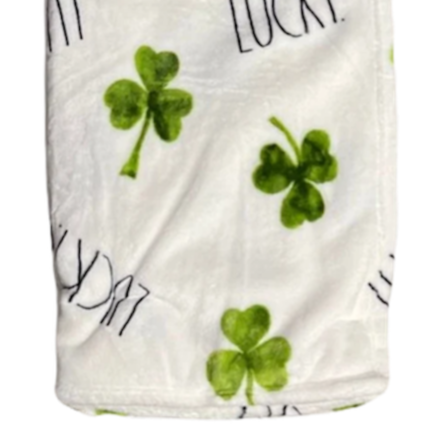 Selling Rae Dunn St Patricks Throw blanket bundle