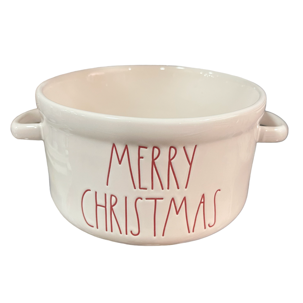 MERRY CHRISTMAS Souffle Dish