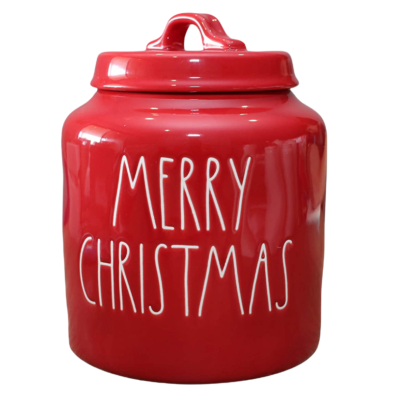 MERRY CHRISTMAS Canister
