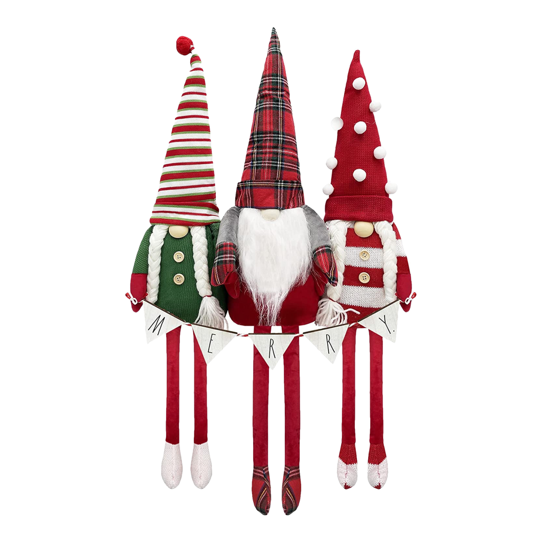 MERRY TRIO Plush Gnomes