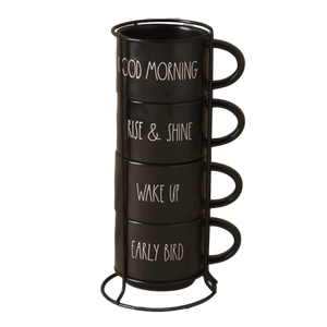 GOOD MORNING Mug Stack