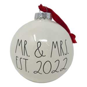 MR. MRS. EST. 2022 Ornament