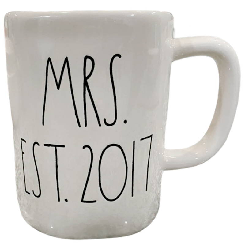 Selling Rae Dunn Mrs Est 2017 Mug