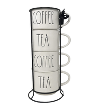 Load image into Gallery viewer, COFFEE &amp; TEA Friends Mug Stack ⤿
