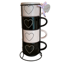 Load image into Gallery viewer, HEARTS &amp; COFFEE Mug Stack ⤿
