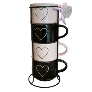 HEARTS & COFFEE Mug Stack ⤿