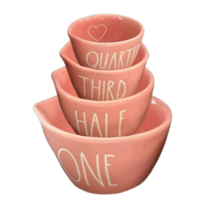 PINK HEART Measuring Cups