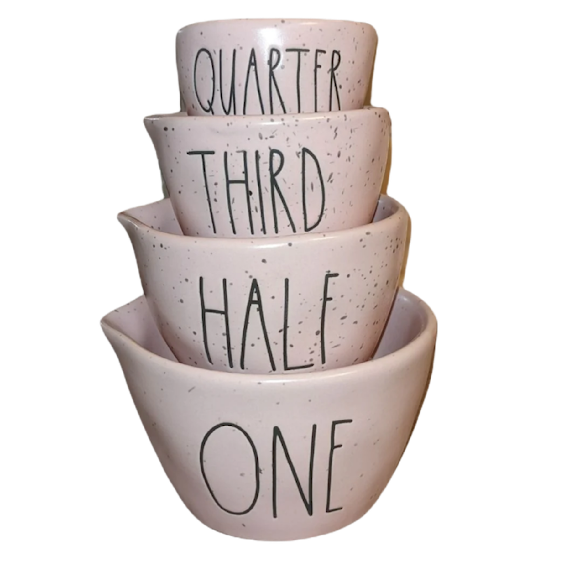 UFT Rae Dunn pink measuring cups ISO RD 🐄🐖🐓 Farm - Depop