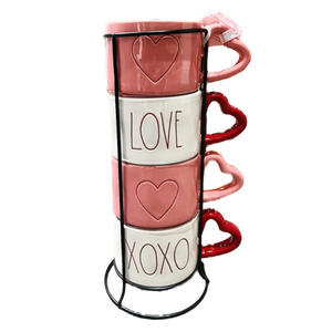 LOVE & HEARTS Mug Stack