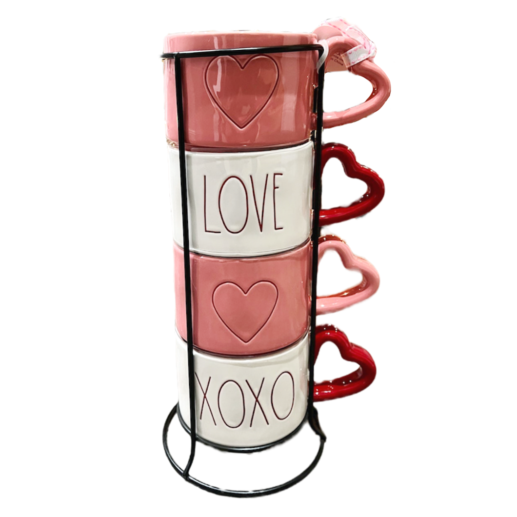 LOVE & HEARTS Mug Stack