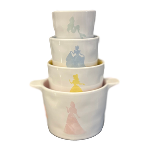 PRINCESS SILHOUETTE Bucket Measuring Cups ⤿