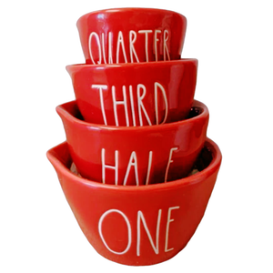RED Measuring Cups