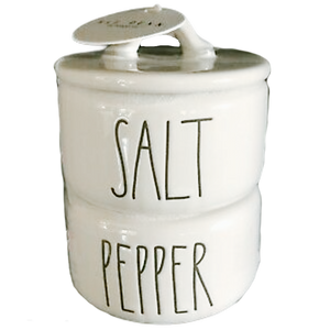 WHITE Salt & Pepper Stacker