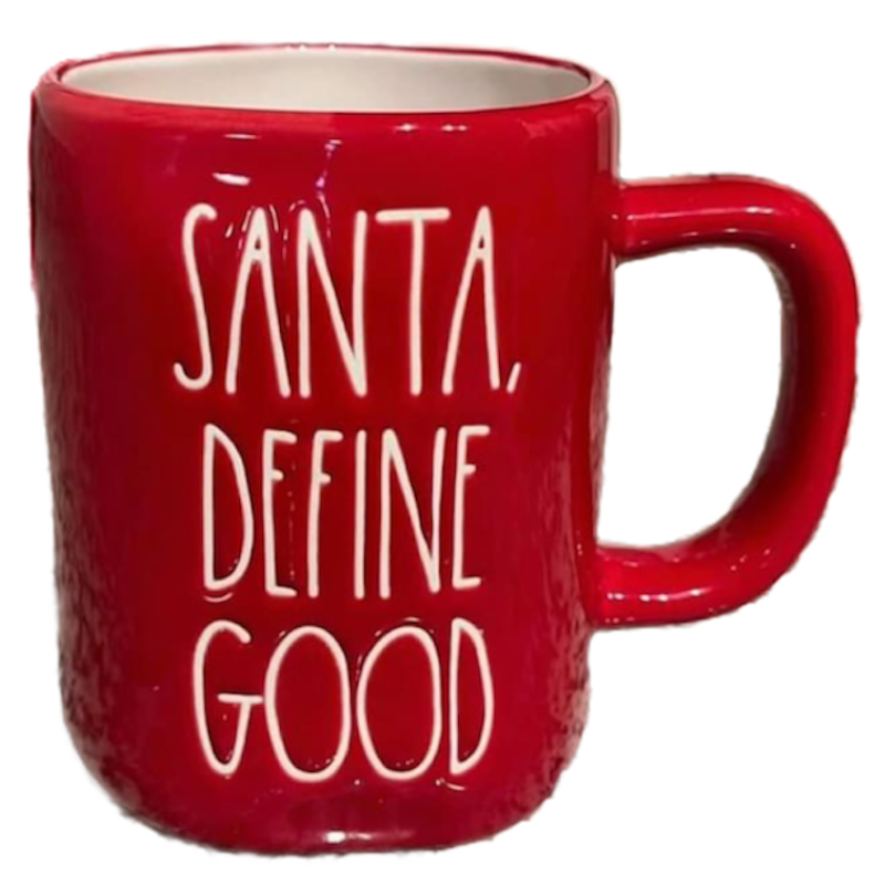 SANTA, DEFINE GOOD Mug