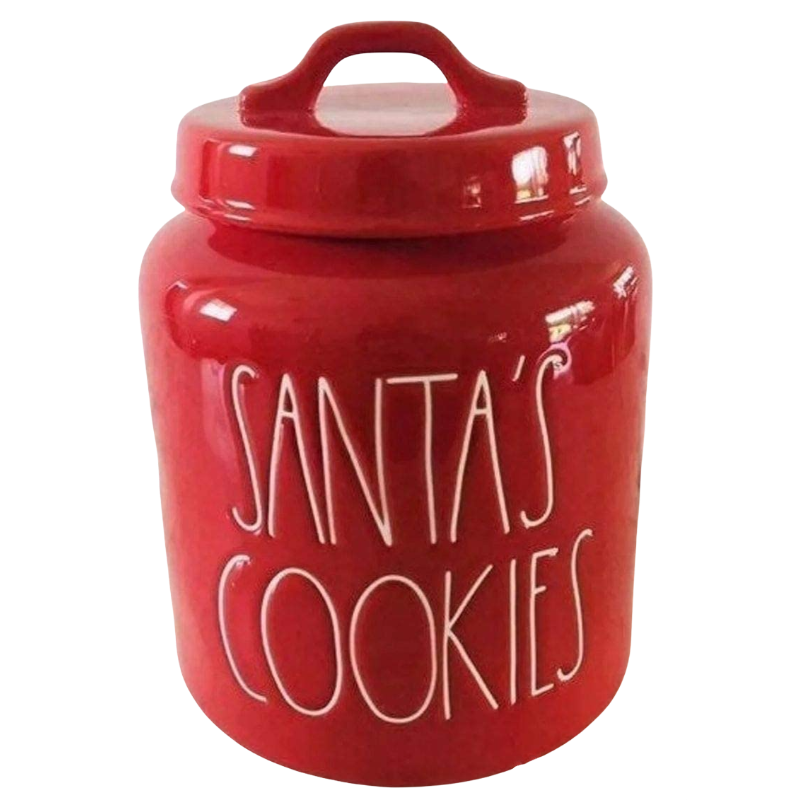 SANTA'S COOKIES Canister