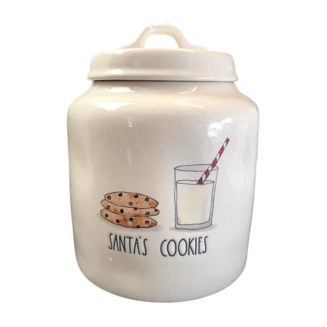 SANTA'S COOKIES Canister