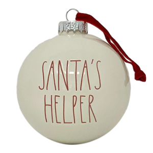 SANTA'S HELPER Ornament