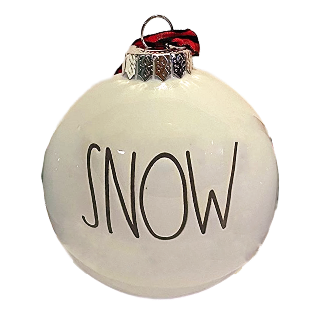 SNOW Ornament