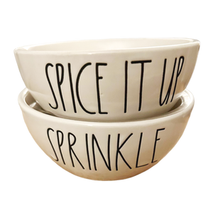 SPICE IT UP & SPRINKLE Bowls