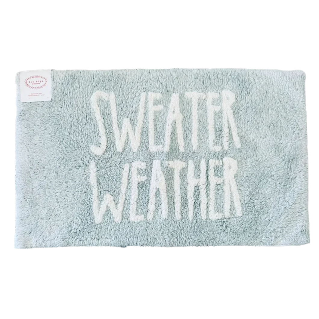 SWEATER WEATHER Bath Mat