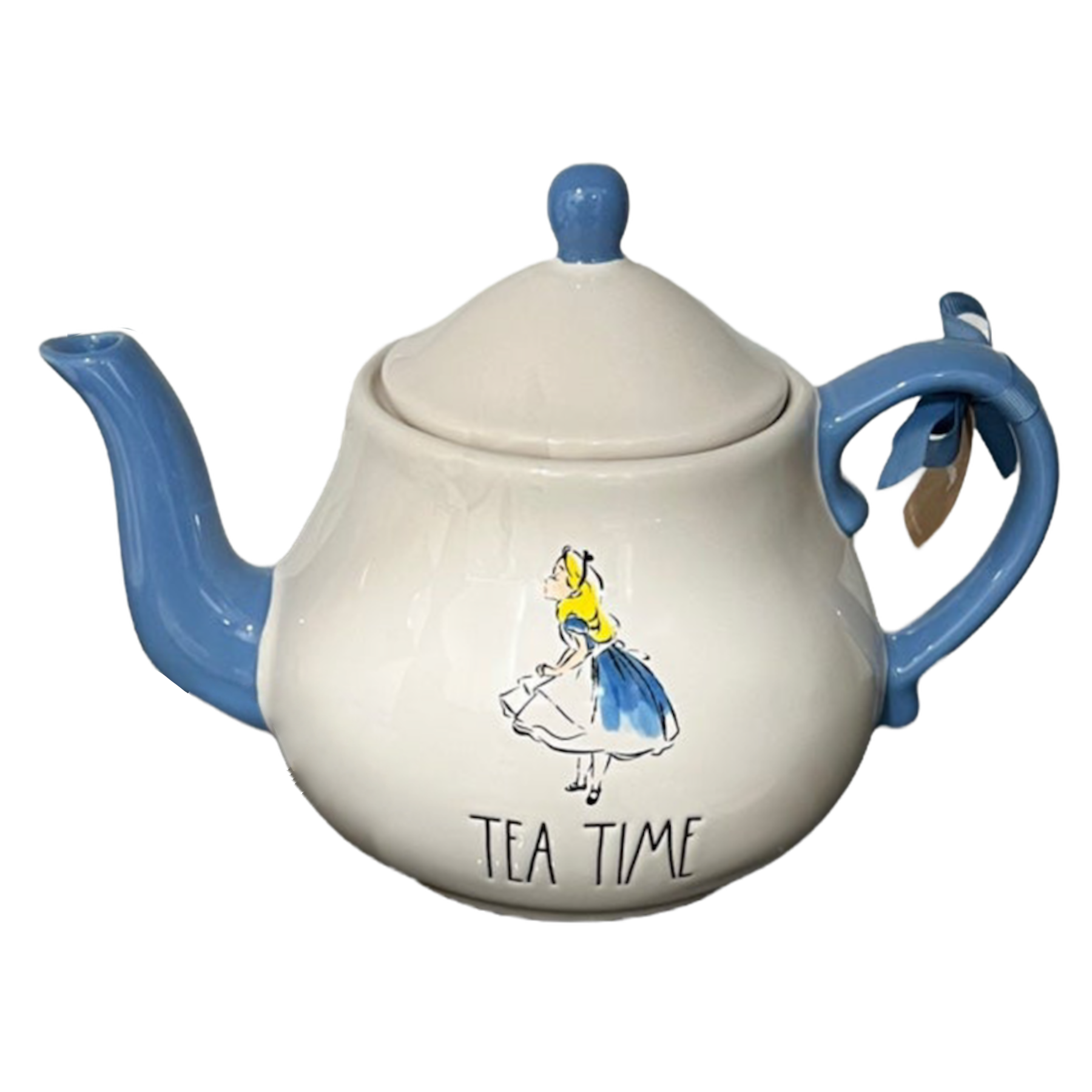 Alice in Wonderland Teapot, Have a Cup of Tea Indeed, Small Round Teapot -   Finland
