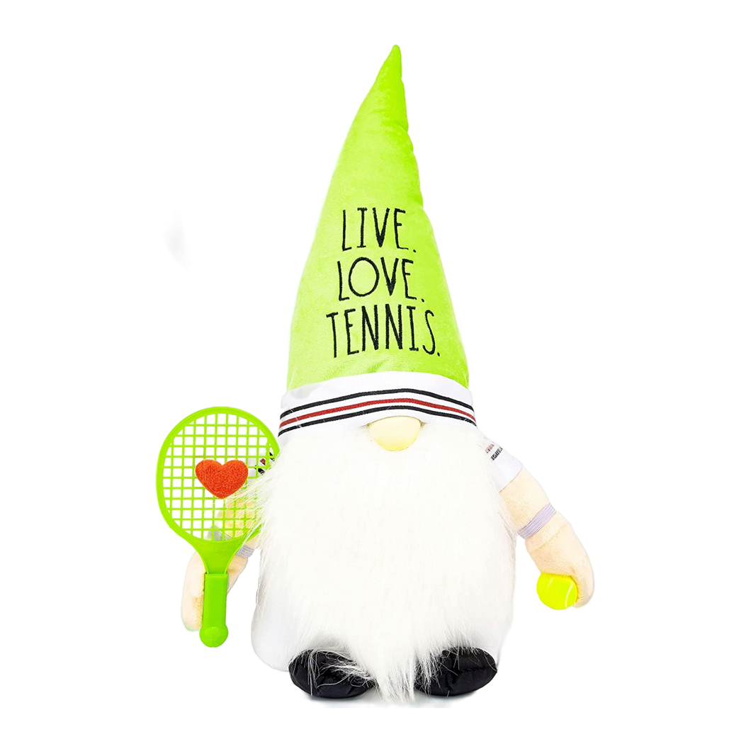 LIVE LOVE TENNIS Plush Gnome