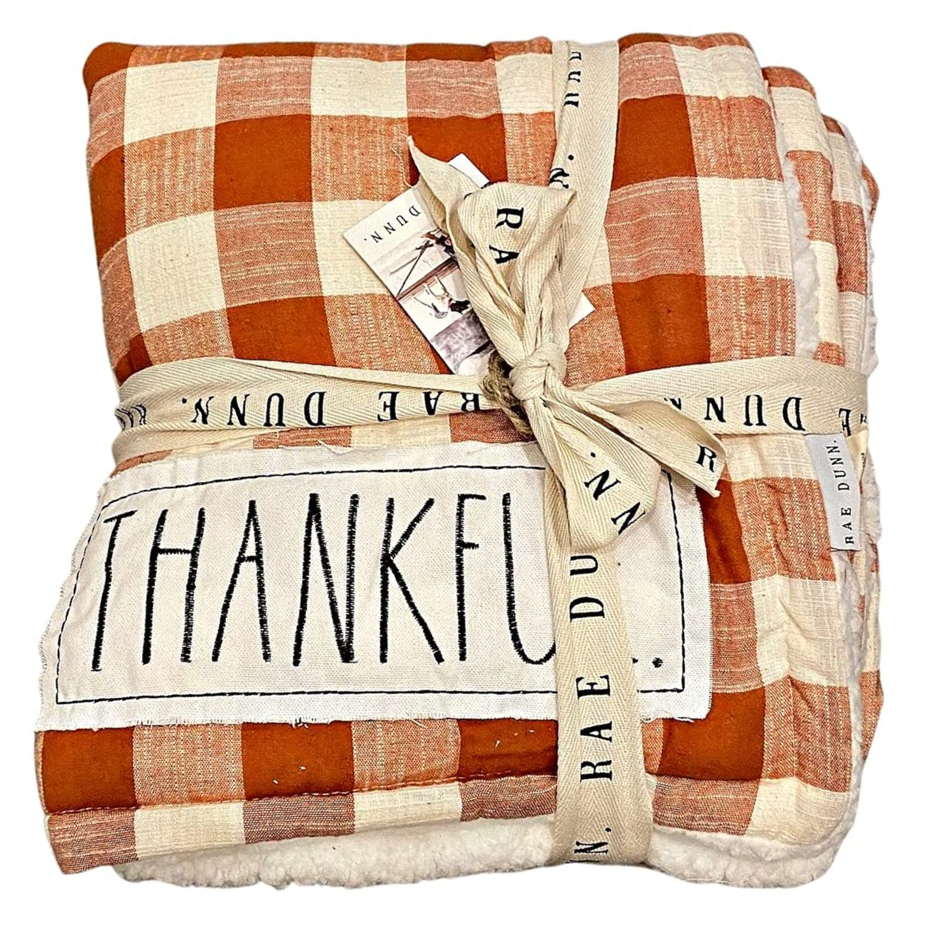 Rae Dunn THANKFUL Throw Blanket Fall Dunn Directory