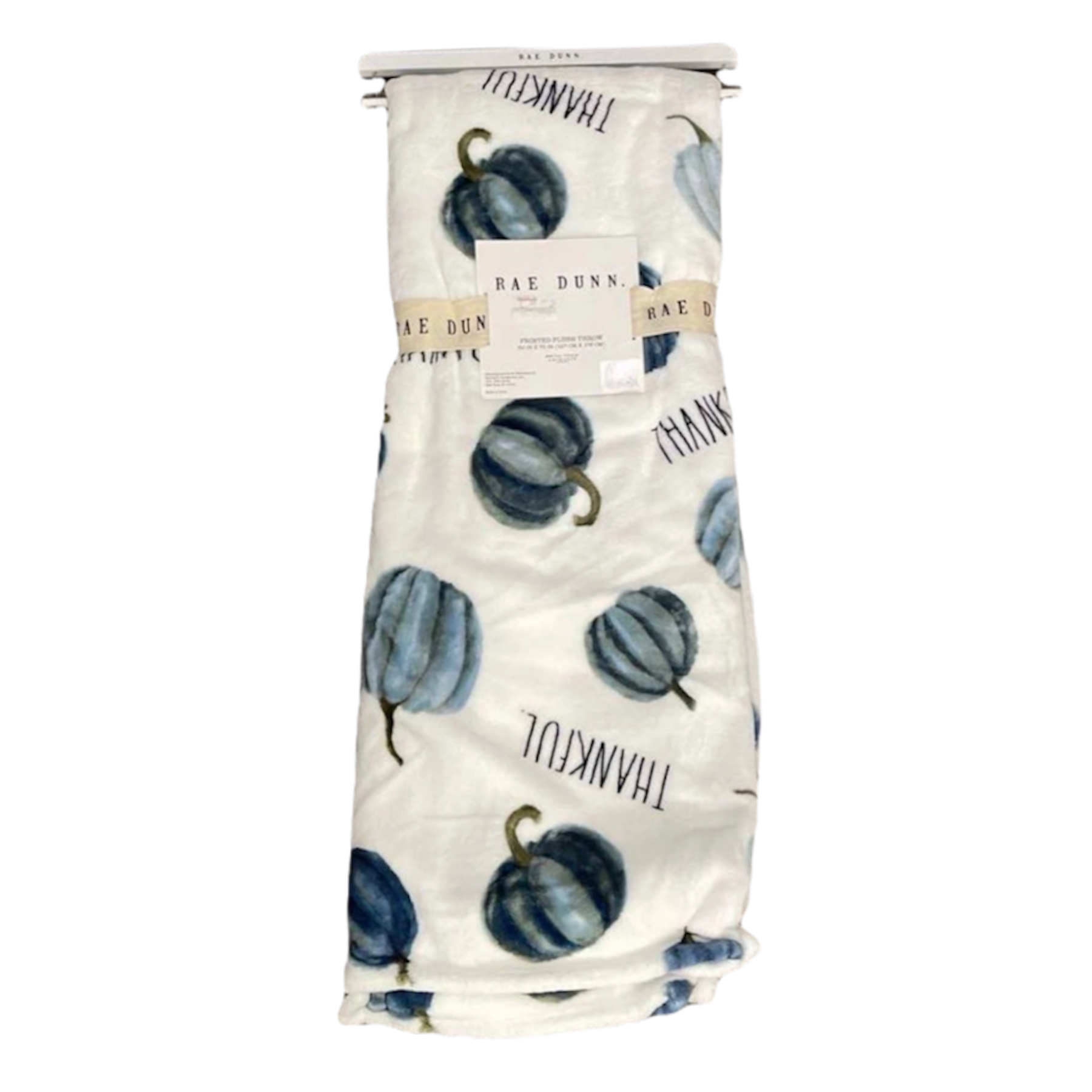 Rae dunn pumpkin blanket sale