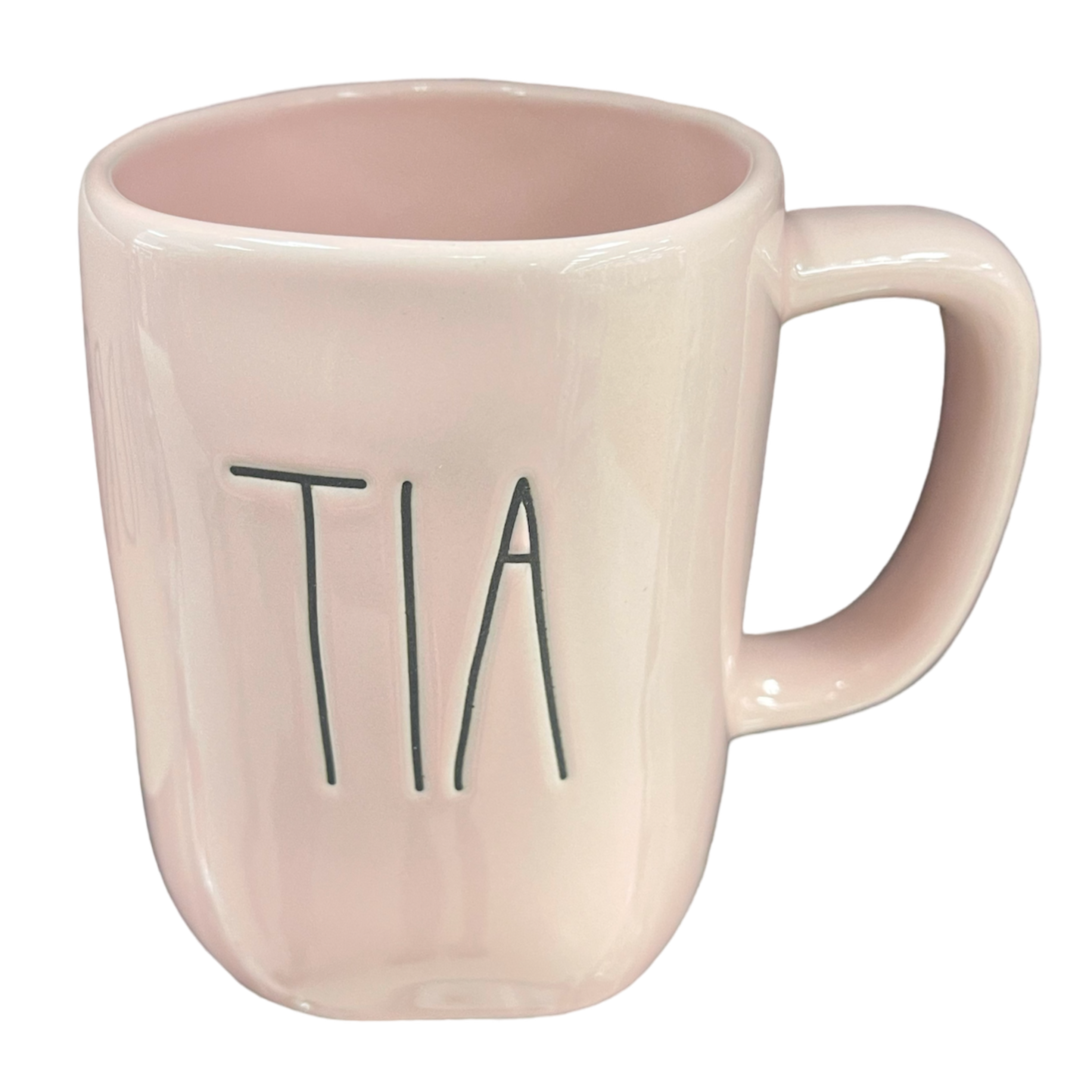 World's Best Tia Mug Minimalist Rae Dunn Style Minimalist Coffee Cup Aesthetic Ceramic Cups Milk Tea Water Beverages Porcelain Mugs for Home Kitchen