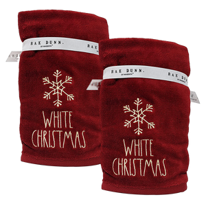 WHITE CHRISTMAS Hand Towels